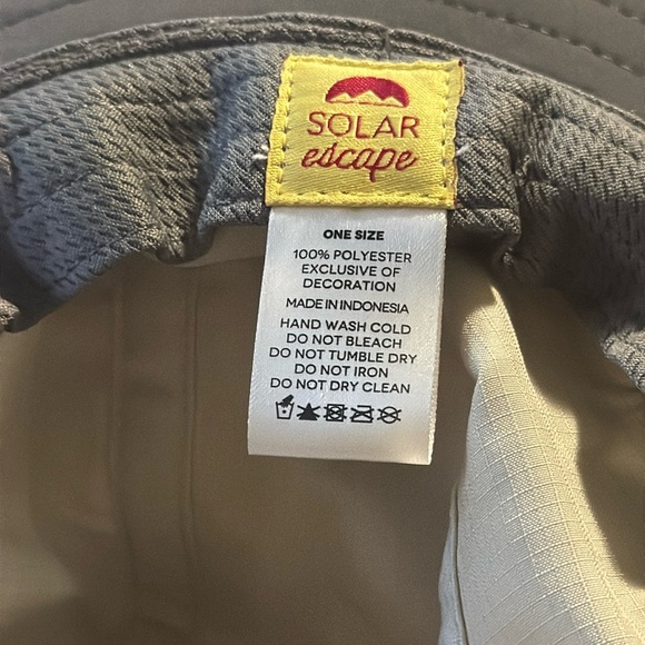 Solar Escape UV Explorer Beige Unisex Boonie Hat - Picture 5 of 12